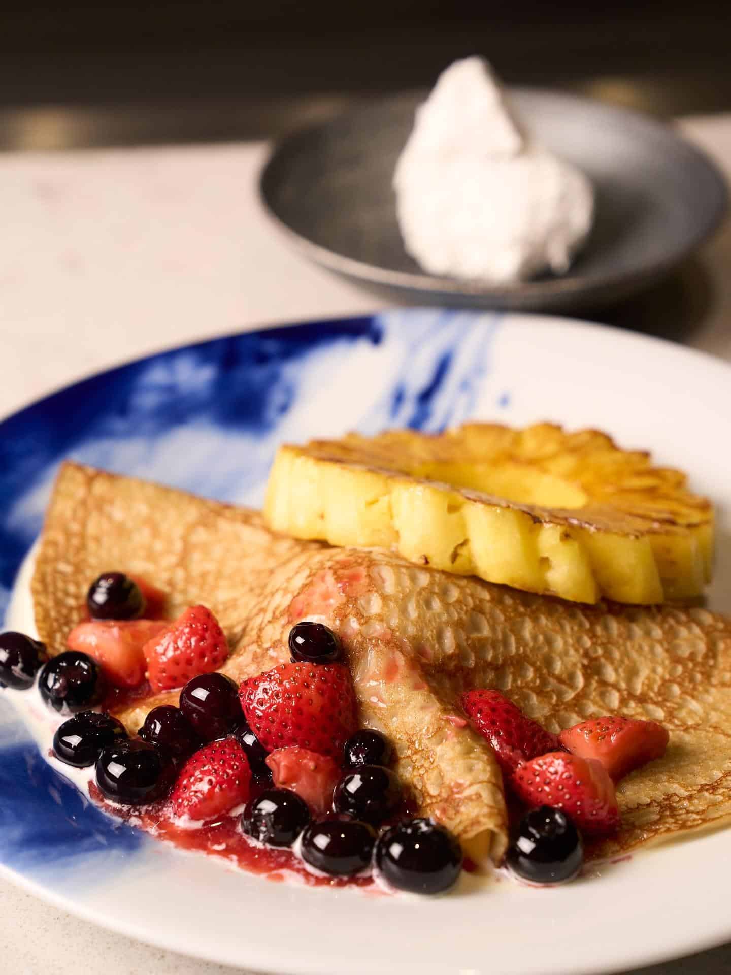 ライブ感のある鉄板スイーツは如何でしょうか。